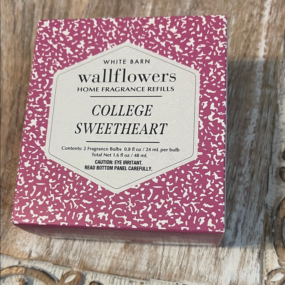 White Barn Pink College Sweetheart Wallflowers Refills